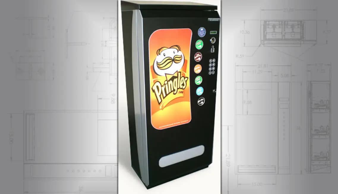 Custom vending machine deployment in a public venue